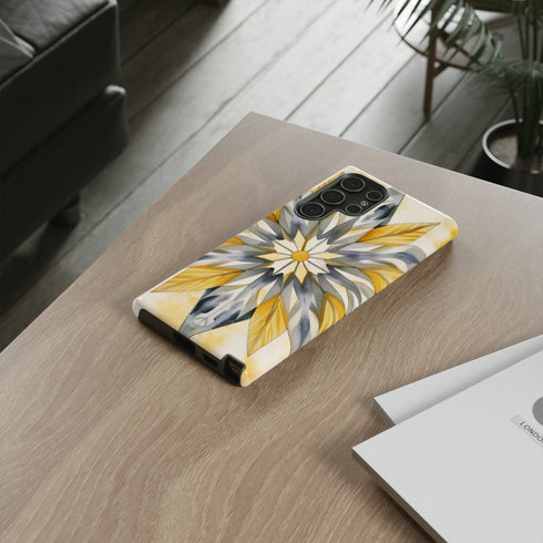 Sunshine Bloom Mosaic - Impact Resistant Phone Case